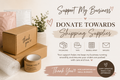 Donate to Help Cover Shipping Supplies